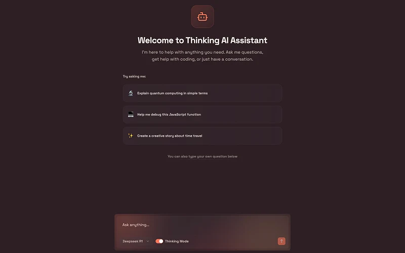 Reasoning Assistant screenshot